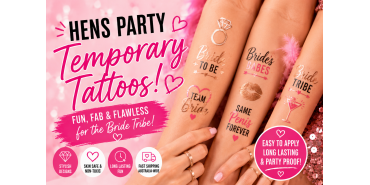 Hens Party Temporary Tattoos