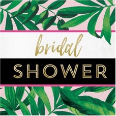 Hens Party Luncheon Size Napkins - Bridal Shower Tropical 