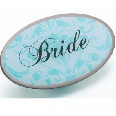 Aqua Pin Badge - Bride