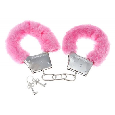 Furry Love Cuffs - Pink