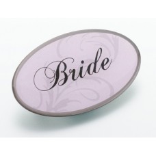 Light Pink Pin Badge - Bride