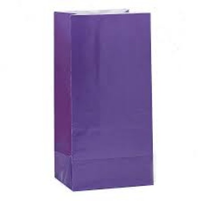 Paper Party Loot Bags - Purple