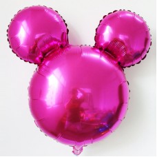 Foil Balloon Ears - Hot Pink
