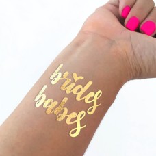 Temporary Tattoo Gold - Bride's Babes