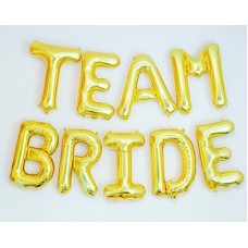 Foil Balloon Gold - Team Bride