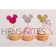 Hens Night Cupcake Toppers 10pack - EARS MIXED