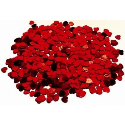 Confetti - Hearts Red (Small)