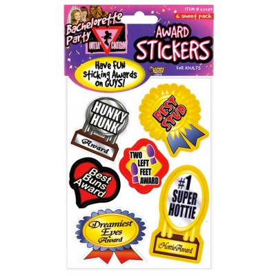 Bachelorette Outta Control - Award Stickers Game