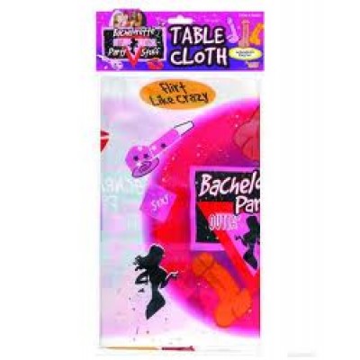 Plastic Table Cover Rectangle - Bachelorette Outta Contol