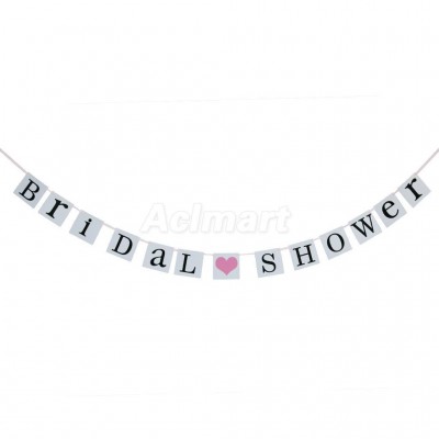Banner - Bridal Shower Letter Bunting 