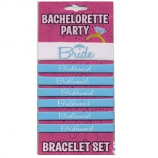 Bride and Bridesmaid Blue Bracelet Set Party Bands