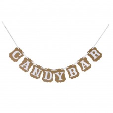 Banner - Candy Bar Brown Bunting