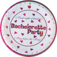 Luncheon Size Plates - Bachelorette Party Range