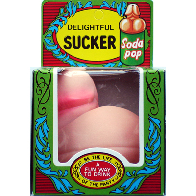 Delightful Sucker Pecker Can Topper