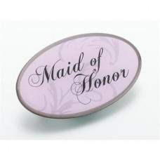 Light Pink Pin Badge - Maid of Honor