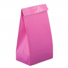 Paper Party Loot Bags - Hot Pink