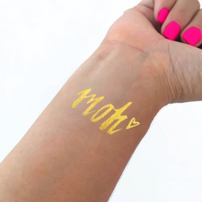 Temporary Tattoo Gold - MOH Gold Italics