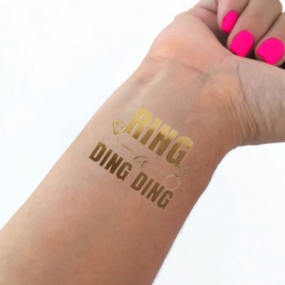 Temporary Tattoo Gold - Ring a Ding Ding