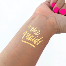 Temporary Tattoo Gold - The Maids