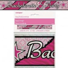 Banner - Bachelorette Party Pink with Ring