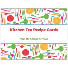Kitchen Tea Recipe Cards - Colourful Kitchen