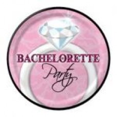 Round sticker -Bachelorette Party with Ring