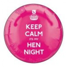 Round sticker - Keep Calm, It's My Hens Night
